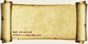 Angelina Beljić vizit kartica